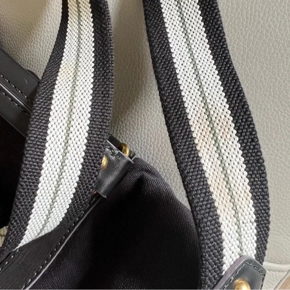 Vintage JUICY COUTURE 3 way Hand Shoulder Bag Canvas Black Messenger Crossbody